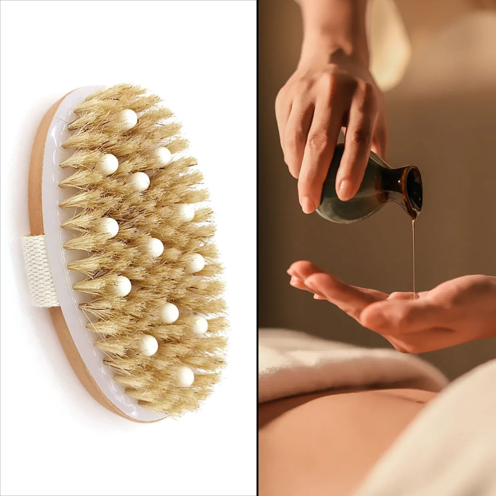Dry Brush Body - Brosse corporelle 2 en 1 pour