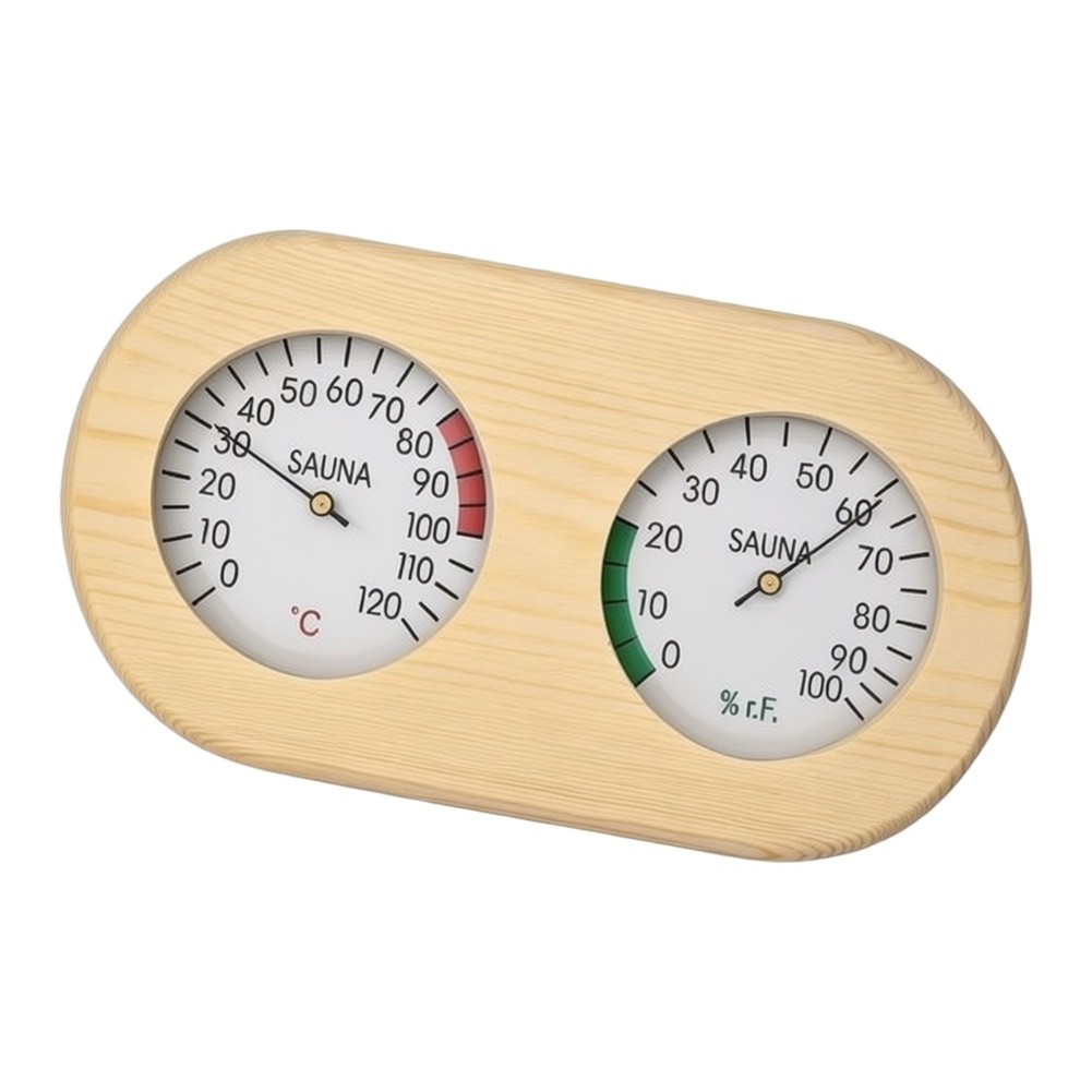 Spa And Wellness Center - Thermomètre-hygromètre à double température et humidité,
