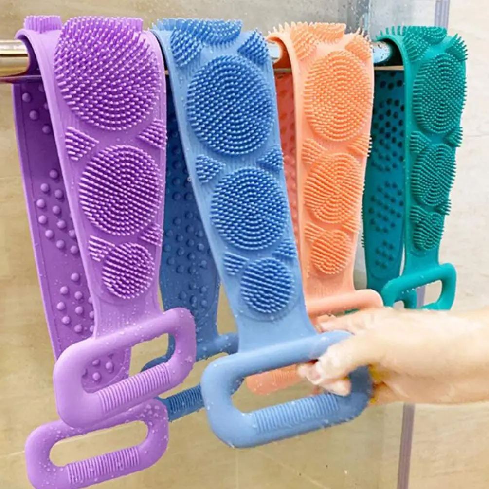 Dry Brush Body - Brosses en silicone arc-en-ciel pour le