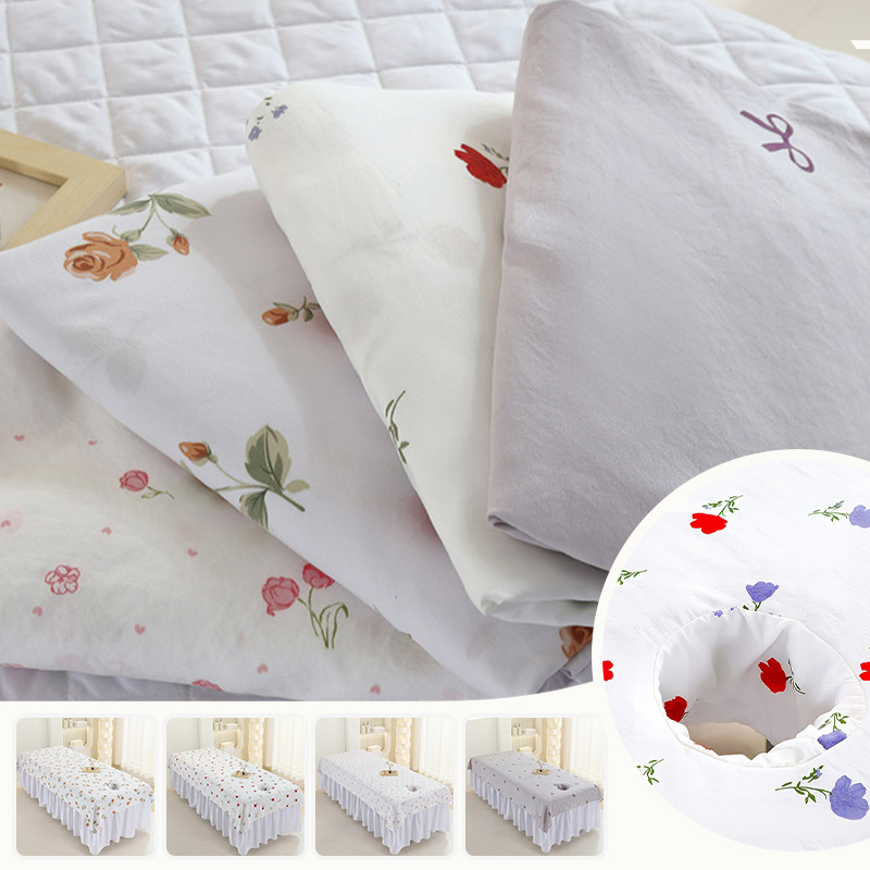 Spa And Wellness Center - Drap de table de massage imprimé