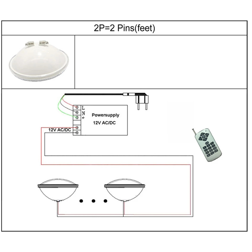 45W 25W PAR56 RGB LED lumière  - Xy Spa & Wellness George Town Photos avis et prix