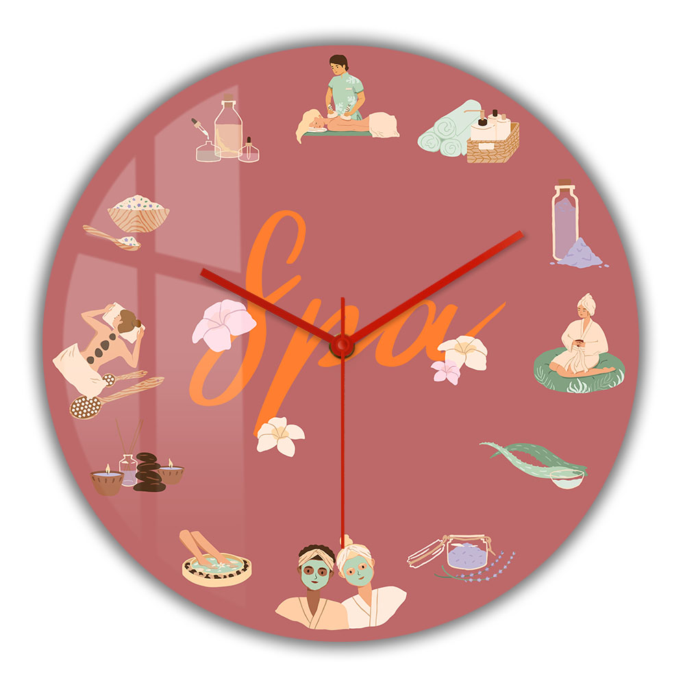 Horloge murale silencieuse à q - Spa And Wellness Center avis et prix