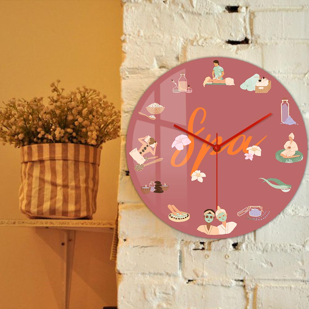 Horloge murale silencieuse à q - Spa And Wellness Center avis et prix