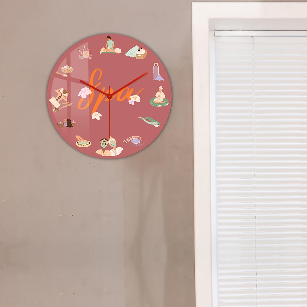 Horloge murale silencieuse à q - Spa And Wellness Center avis et prix