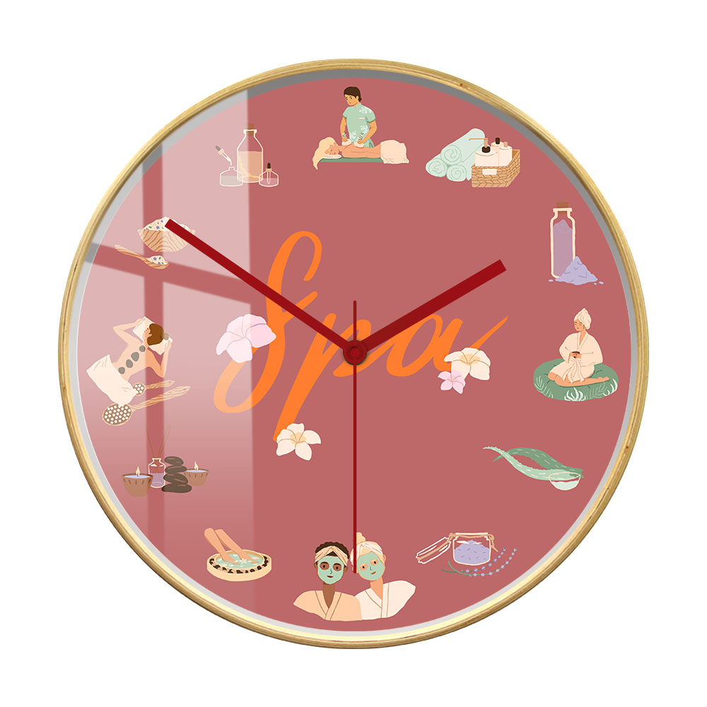 Horloge murale silencieuse à q - Spa And Wellness Center avis et prix
