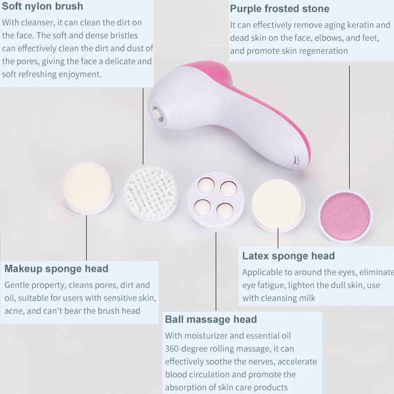 Brosse nettoyante visage 5 en  - Dry Brush Body avis et prix