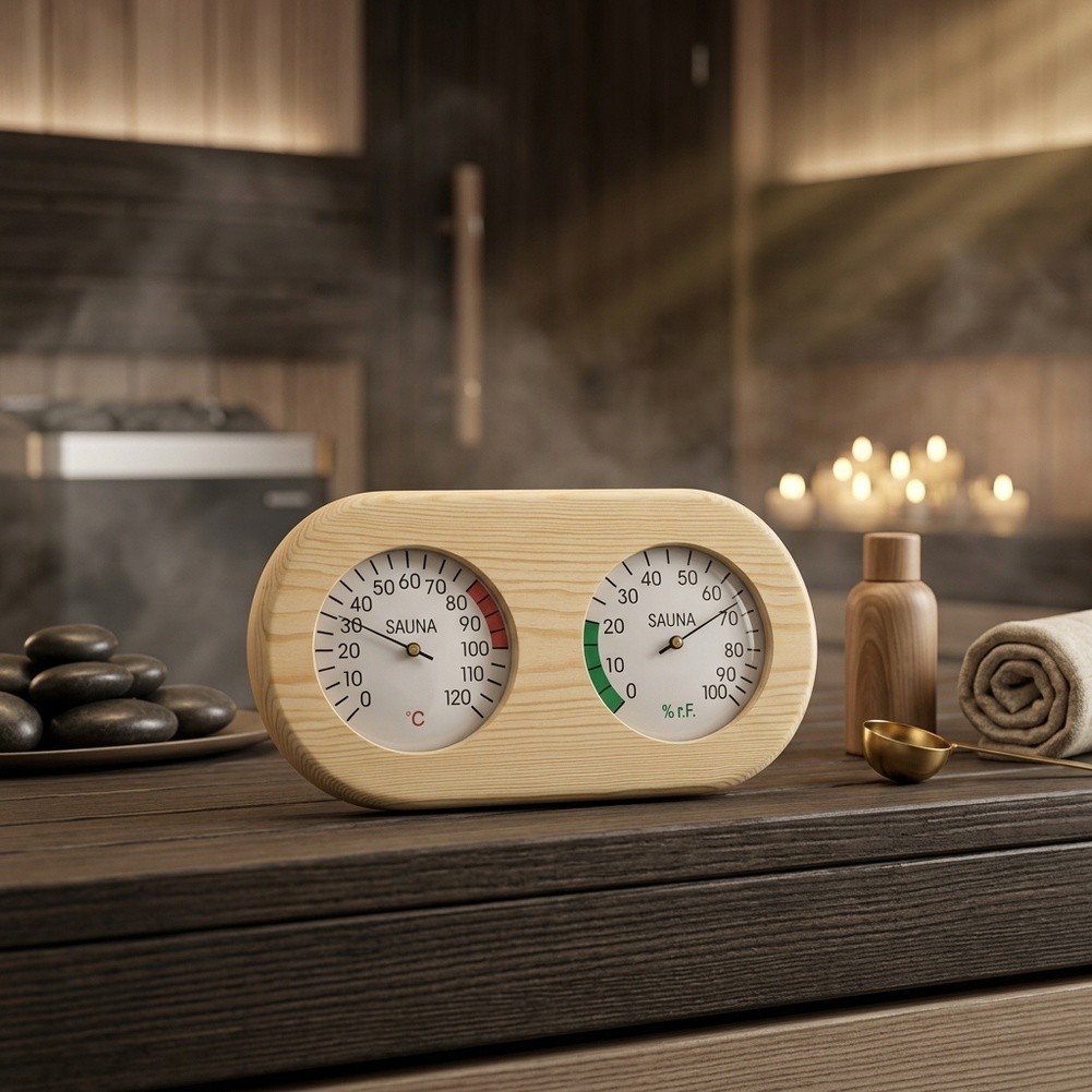 Thermomètre-hygromètre à doubl - Spa And Wellness Center avis et prix